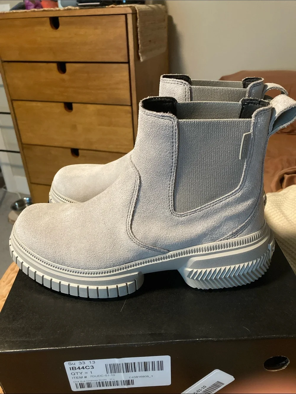 Sorel waterproof suede